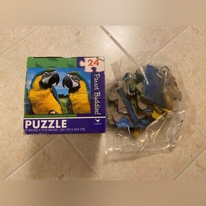 Colorful 5+ Parrot Buddies Puzzle - 24 Pieces - NWT!